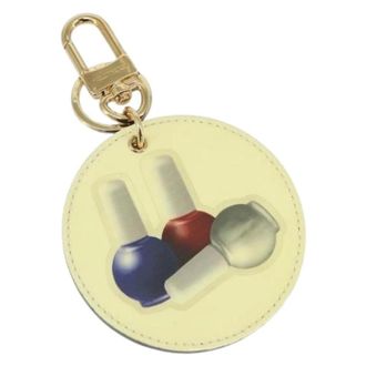 Louis Vuitton Pre-owned Accessories, female, Beige, Size: ONE SIZE Pre-owned Leather Key Holder