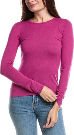 Forté Cashmere Crewneck Silk & Cashmere-Blend Sweater