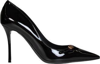 Dolce & Gabbana Met Hak - Dames - Pumps - Zwart - 38 EU - Leer - Schoenen