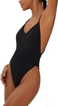Vix Firenze Cleo One-Piece Swimsuit in Black at Nordstrom Rack, Size Medium