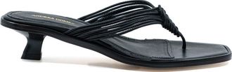 Andrea Gomez Fern Leather Sandal in Black at Nordstrom, Size 35.5