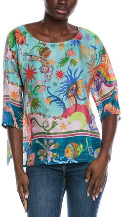 Johnny Was Tiko Silk Blouse