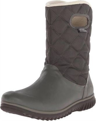 Bogs Womens Juno Mid Boots In Dark Green