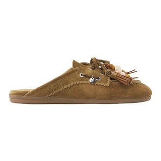 VIA VAI Schoenen, Dames, Bruin, 39 EU, Leer, June Rhea Mules