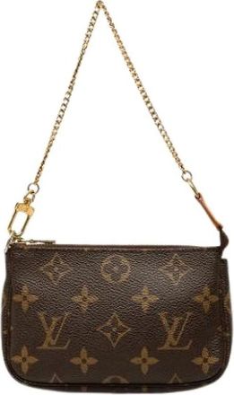 Louis Vuitton Pre-owned Mini Pochette Accessoires - - Pre-owned - Donna - Marrone - ONE SIZE