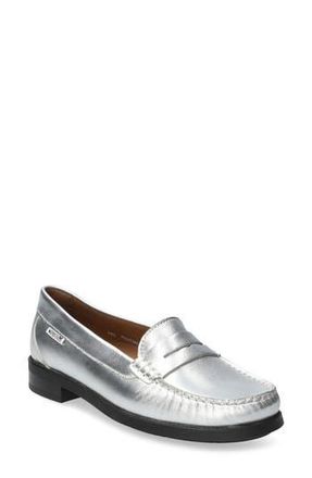 Mephisto Neda Penny Loafer in Silver at Nordstrom Rack, Size 10
