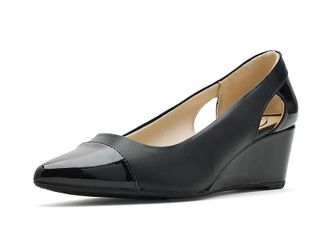 Life Stride Mina High Womens Heels Black : 6.5 W (C), Faux Leather