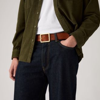 Levi's Mason Center Bar Belt - Mens - 100 - Brown