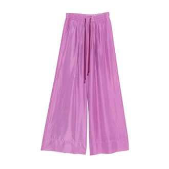 Forte_Forte Wide Trousers, female, Purple, Size: XS My Pants Burlesque Trousers