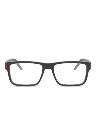 Tag Heuer Occhiali rettangolari - Nero