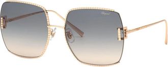 Chopard Zonnebrillen - Dames - Zonnebrillen - Geel - 63 MM - Accessoires