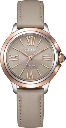 Citizen Womens Taupe Watch EM1166-01Z Leather - One Size