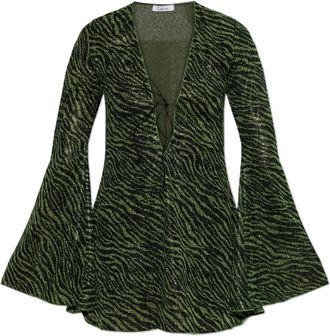 Os&eacute;ree Kleedjes, Dames, Groen, M, Jurk met Lurex Garen
