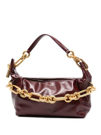 Balmain Sync Medium Leather Shoulder Bag