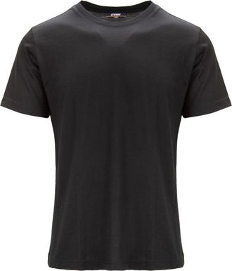 K-Way K-Way, T-Shirts, male, Black, Size: L Crew-neck T-shirt