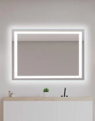 Bathstage Bathstage - 65973 B-919 H/v Espejo Led Retroiluminado Reversible 120x70 Cm Canto Pulido - Ref: Bs-65973