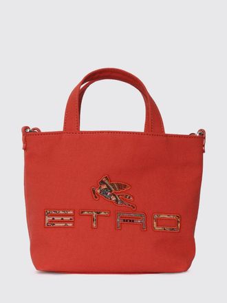 Etro Borsa Etro in canvas di cotone con logo