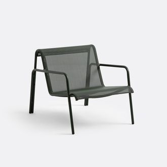 La Redoute Interieurs Lage tuinstoel van aluminium en textilene Lysa