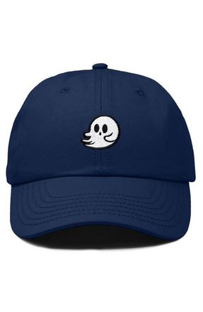 Dalix Whisper Ghost Dad Cap in Navy Blue at Nordstrom