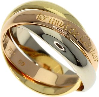 Cartier Trinity Yellow Gold (18K) Pink Gold (18K) White Gold (18K) Band Ring (Pre-Owned)