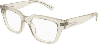 Saint Laurent Glasses, unisex, Beige, 51 MM, SL 804 Optical Frame