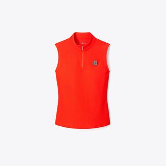 Tory Burch Womens Polyester Zip Top, size XL