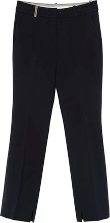 PESERICO Pantaloni con spacco laterale - Blu