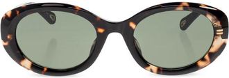 Chlo&eacute; Zonnebril - Dames - Zonnebrillen - Bruin - 54 MM - Accessoires