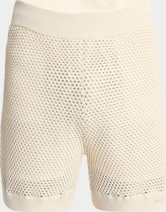 Givenchy Mens Mesh Knit Shorts