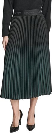 DKNY Dkny Pull On Pleated Foil Skirt