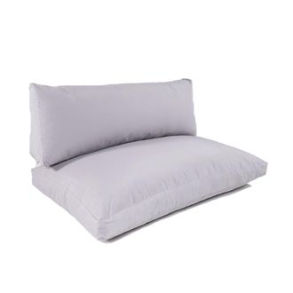 ED&Egrave;N JARD&Iacute; Coj&iacute;n asiento y respaldo palet para jard&iacute;n desenfundable, color piedra