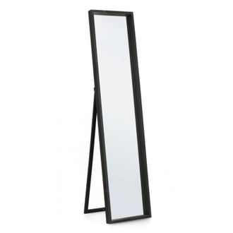 BIZZOTTO Bizzotto - Specchio da terra con cornice in legno Tiziano -Nero / 40 x 170