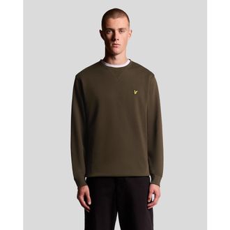 Lyle & Scott Crew Neck Sweater in Olive at Nordstrom, Size Xx-Large