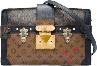 Louis Vuitton Pre-owned Trunk Crossbody Bag - Dames - Vintage Schoudertas - Bruin - ONE Size - Vintage