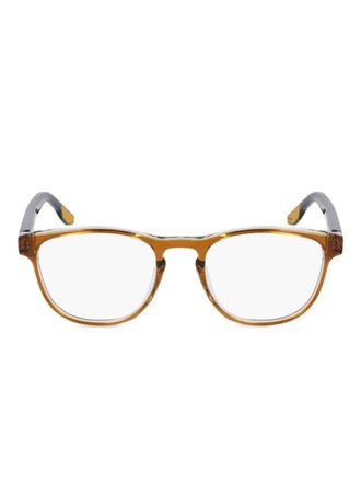 Nike rectangle-frame glasses - Brown