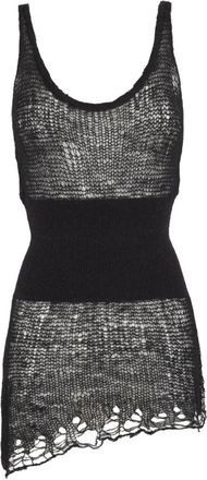 Cortana Top zonder mouwen met asymmetrische zoom - Dames - Tops zonder mouwen - Zwart - XS - Kasjmier - Tops