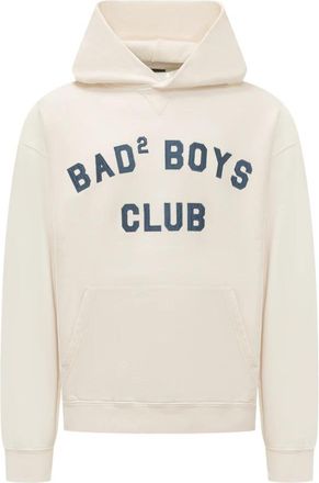 Dsquared2 Short Wide Crewneck - Heren - Hoodies - Wit - S - Hoodies & sweatvesten