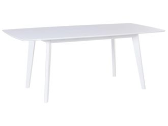 Beliani Mesa de comedor de mdf 6 personas l150 195
