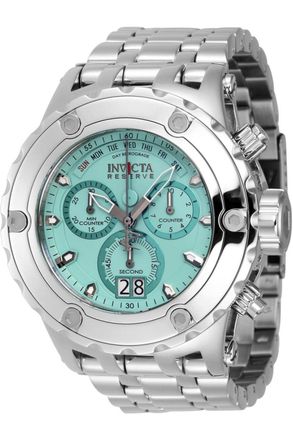 Invicta Reserve - Specialty Subaqua 43312 Heren Horloge - Quartz Uurwerk - Roestvrij Staal met blauwe Wijzerplaat - 52mm
