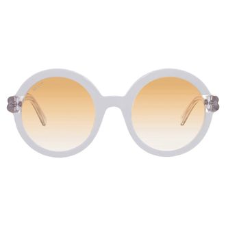 Bally Gradient Yellow Round Ladies Sunglasses BY0019-D 24F 54