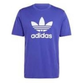 adidas Adicolor Trefoil T-Shirt Asia Sizing Purple White IR7982