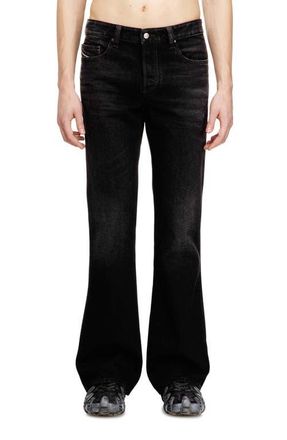 Diesel 1998 D-Buck Bootcut Jeans in Black/Denim at Nordstrom, Size 34