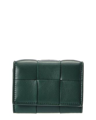 Bottega Veneta Envelope Small Intreccio Leather Card Case