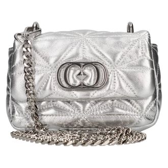 La Carrie Tassen, Dames, Grijs, ONE Size, Leer, Tassen.. Zilver