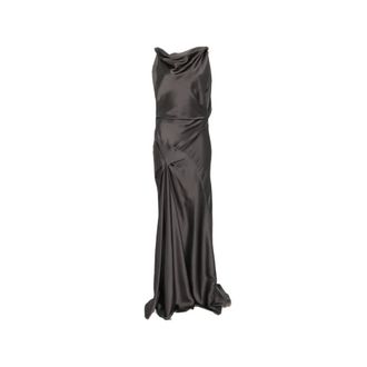 Victoria Beckham Posy Gown - female - Victoria Beckham - Gowns - Gray - M - Dresses