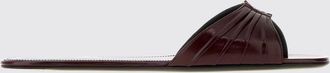 Saint Laurent Sandali mules Babylone in pelle di vitello con monogramma YSL