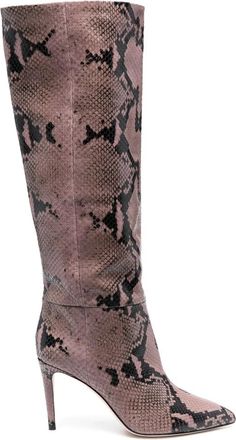 PARIS TEXAS Elegante Bruine Stiletto Laars - Dames - Hoge Laarzen - Veelkleurig - 38 EU - Leer - Schoenen
