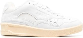 Jil Sander Leren Low-Top Sneakers - Dames - Sneakers - Wit - 36 EU - Leer - Schoenen