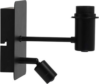 Light & Living Aplique De Pared - Montana - Negro - Metal - - Light&living