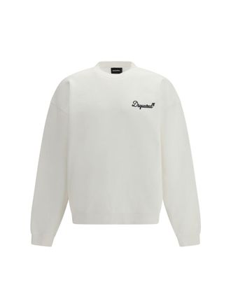 Dsquared2 White Crew Neck Sweatshirt